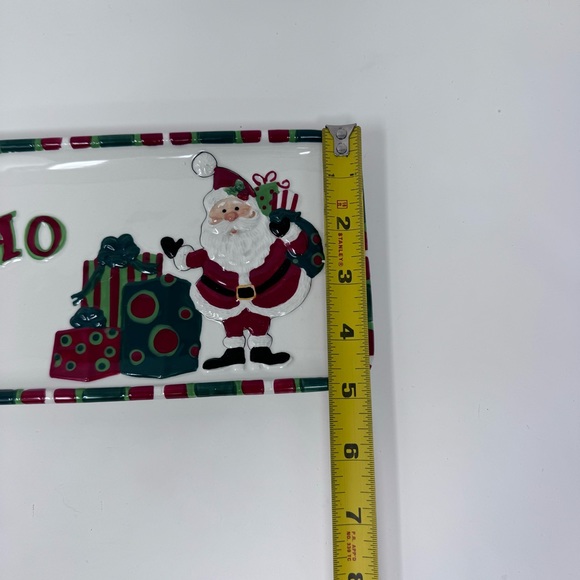 Holiday home by Fitz and Floyd long plate tray That’s a Wrap collection 2007 - Picture 2 of 7